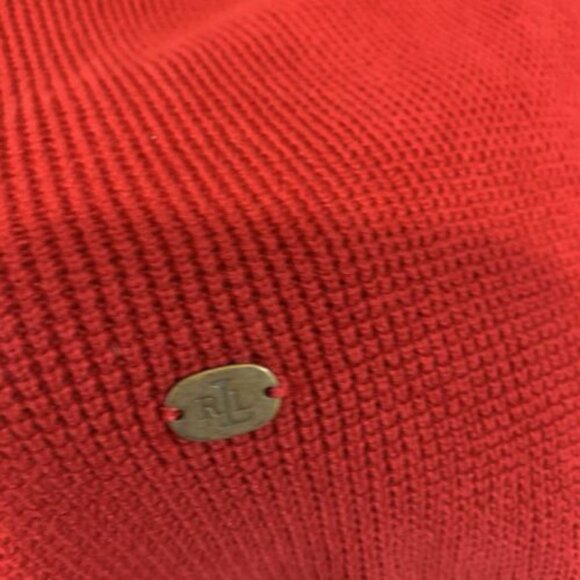 Ralph Lauren Plus Sz Cowl Neck Sweater Red 3X - Picture 10 of 10